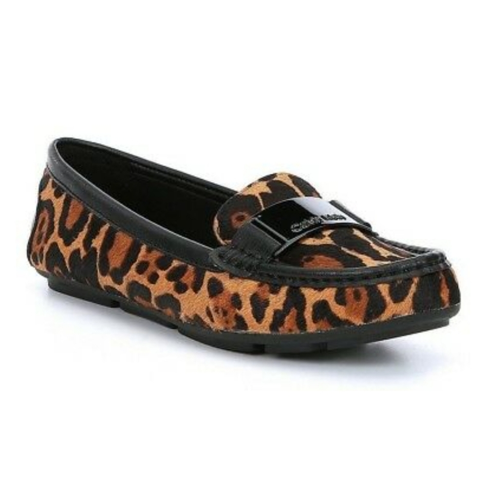 Calvin Klein Leopard Print Loafers for Women
